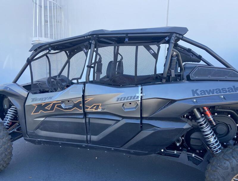 PRP Kawasaki KRX 4 Mesh Window Net Set (Rear)