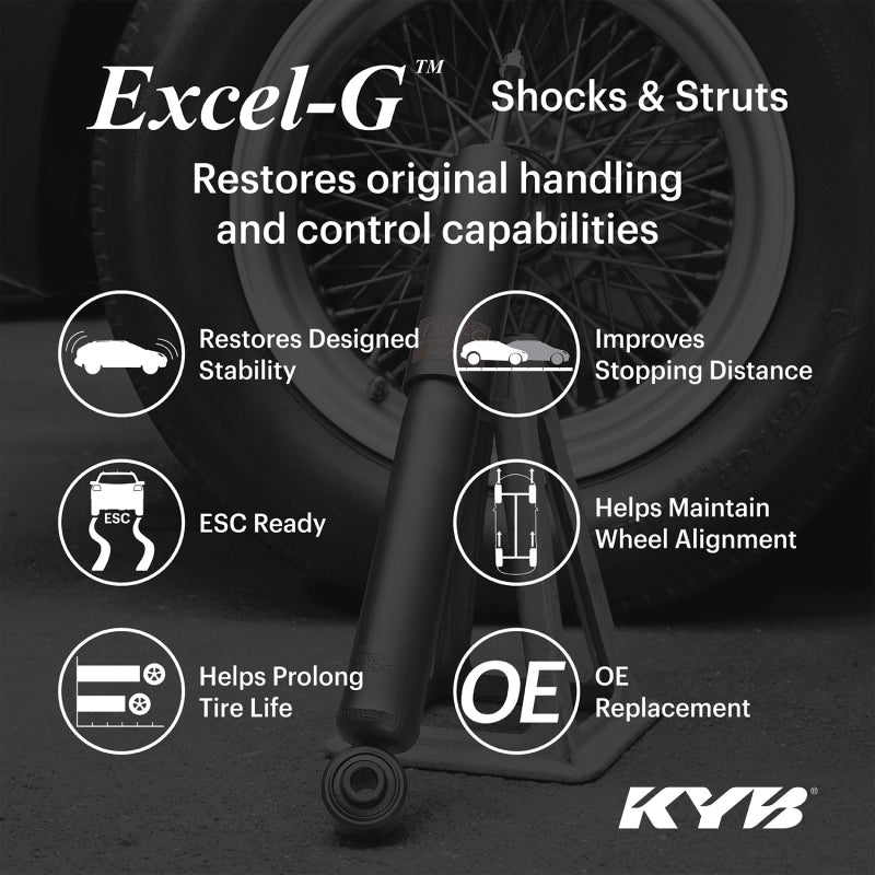 KYB 21-23 Hyundai Santa Fe (Exc. Hybrid) / Kia Sorento w/ 2.5L Excel-G Gas Shock - Rear