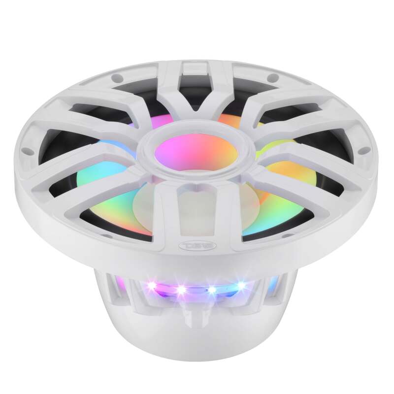 DS18 NXL-iQ Subwoofer w/ LED Lights 12in 600 Watts RMS 4 ohm White w/ Cover
