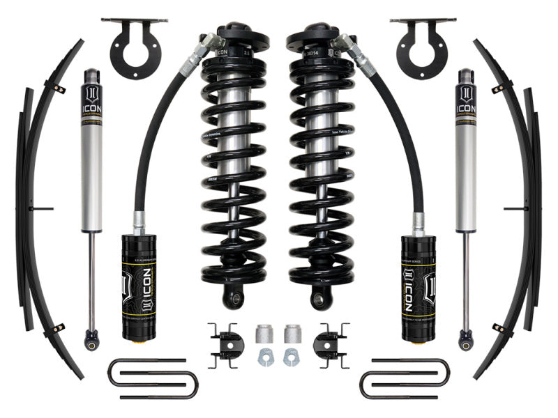 ICON 17-23 Ford F250/F350 2.5-3in Stage 1 Coilover Conversion System w/ Expansion Pack