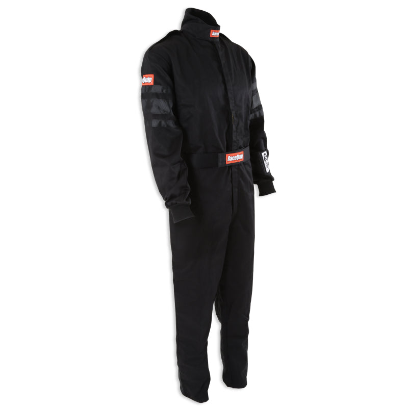 RaceQuip Black SFI-1 1-L Suit - 2XL