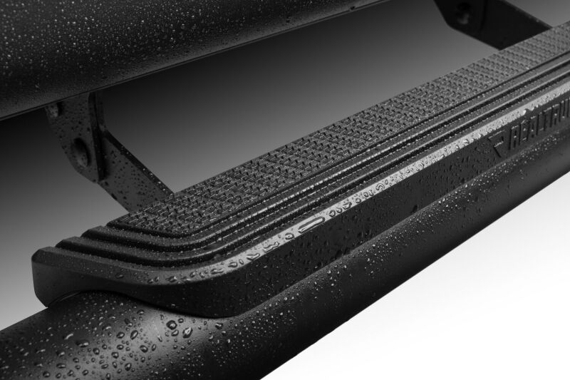 RealTruck 18-26 Jeep Wrangler JLU (4dr) Traxio 3in Nerf Bars - Textured Black