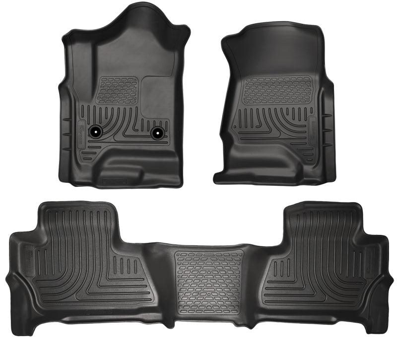 Husky Liners 2015 Chevy/GMC Suburban/Yukon XL WeatherBeater Combo Black Front&2nd Seat Floor Liners - Order Your Parts - اطلب قطعك