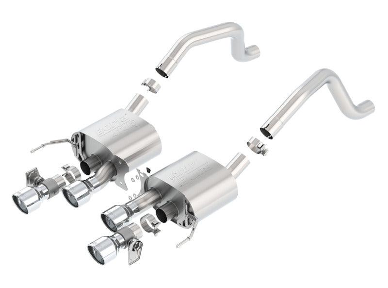 Borla 15 Chevy Corvette C7 ZO6 6.2L w/o AFM w/ NPP ATAK Quad RD RL AC Tips Center Rear Exit Exh - Order Your Parts - اطلب قطعك