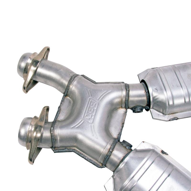 BBK 96-04 Mustang 4.6 GT / Cobra Short Mid X Pipe w Catalytic Converters 2-1/2 For Long Tube Headers - Order Your Parts - اطلب قطعك
