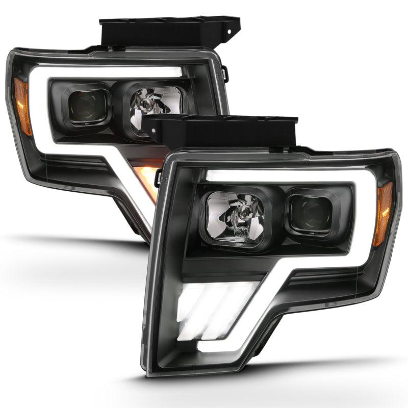 ANZO 2009-2013 Ford F-150 Projector Light Bar G4 Switchback H.L.Black Amber - Order Your Parts - اطلب قطعك