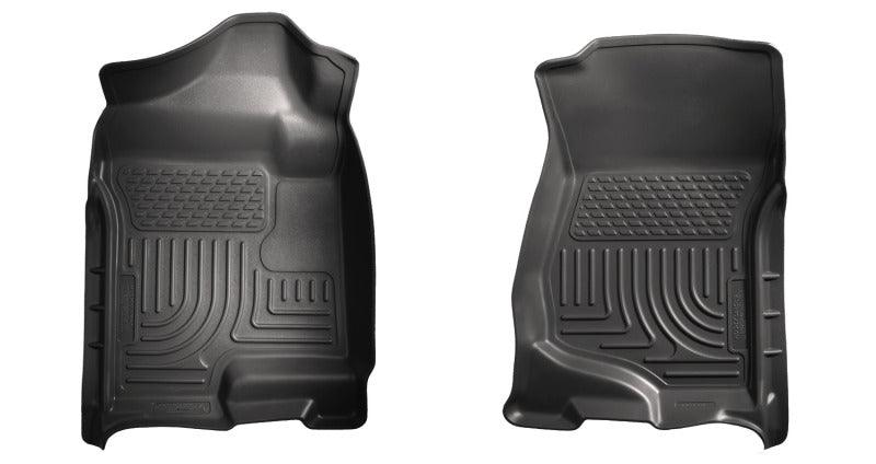 Husky Liners 07-14 Cadillac Escalade ESV/EXT Weatherbeater Black Front Floor Liners - Order Your Parts - اطلب قطعك