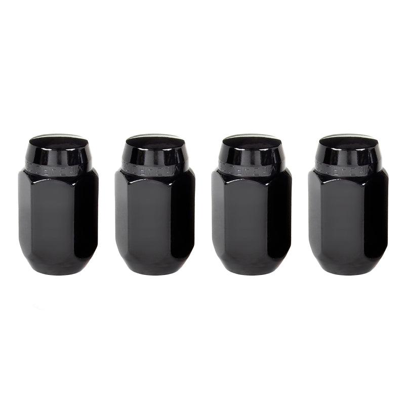 McGard Hex Lug Nut (Cone Seat) M14X1.5 / 22mm Hex / 1.635in. Length (4-Pack) - Black - Order Your Parts - اطلب قطعك