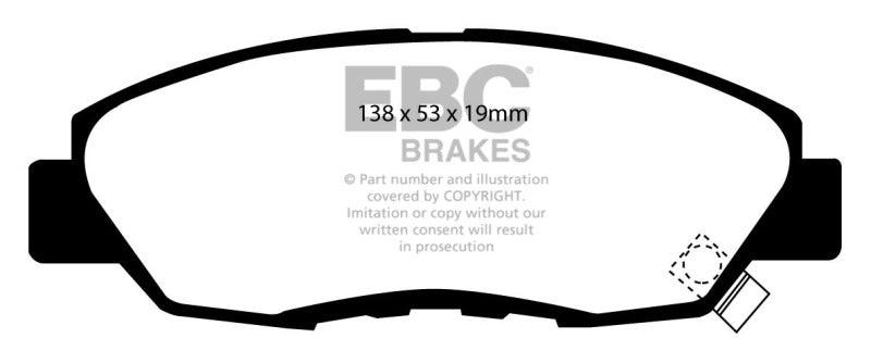 EBC 97 Acura CL 2.2 Greenstuff Front Brake Pads - Order Your Parts - اطلب قطعك