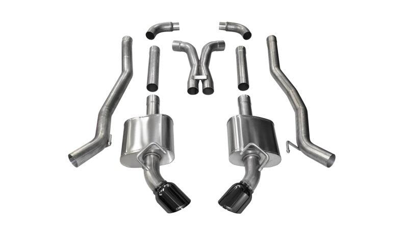 Corsa 10-15 Chevrolet Camaro SS 6.2L V8 Manual Black Xtreme 3in Cat-Back - Order Your Parts - اطلب قطعك