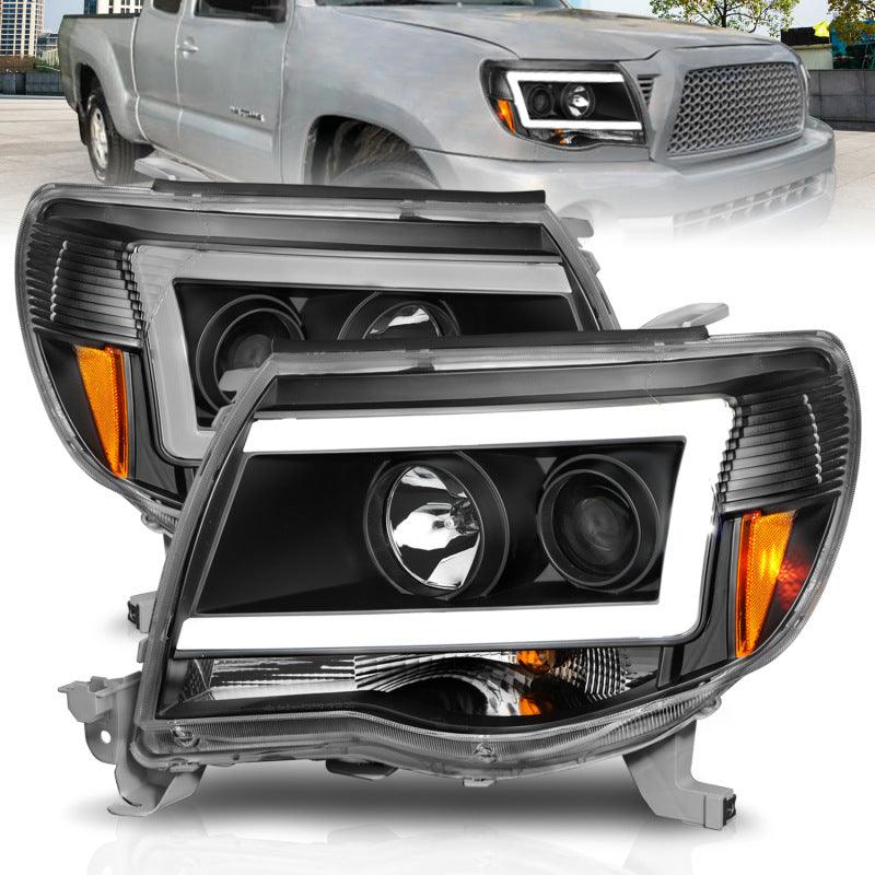 ANZO 05-09 Toyota Tacoma Projector Light Bar Style Headlights w/ C Light Bar - Order Your Parts - اطلب قطعك