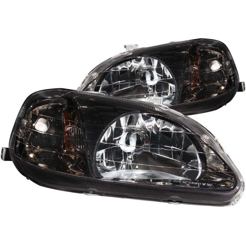 ANZO 1999-2000 Honda Civic Crystal Headlights Gun-Metal Gray - Order Your Parts - اطلب قطعك