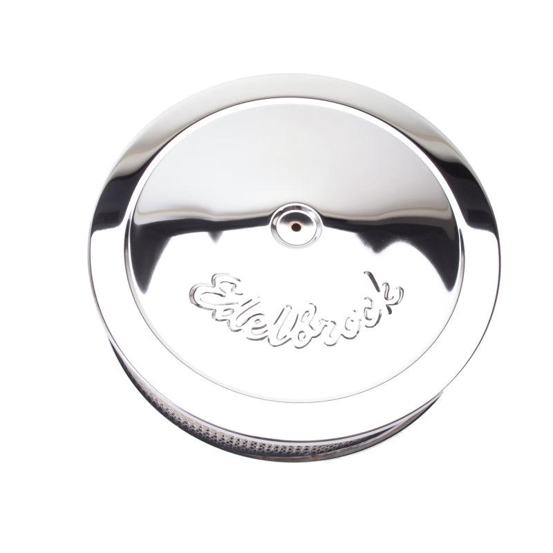 Edelbrock Air Cleaner Pro-Flo Series Round Steel Top Paper Element 14In Dia X 3 75In Dropped Base - Order Your Parts - اطلب قطعك