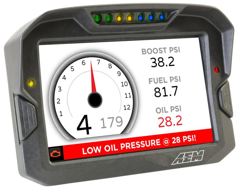 AEM CD-7 Non Logging GPS Enabled Race Dash Carbon Fiber Digital Display w/o VDM (CAN Input Only) - Order Your Parts - اطلب قطعك