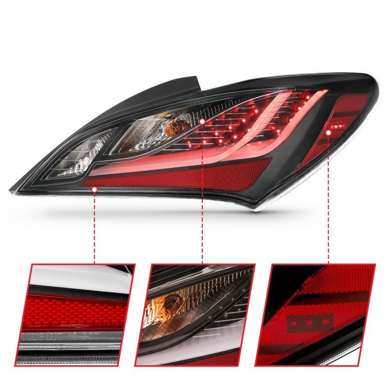 ANZO 10-13 Hyundai Genesis 2DR LED Taillights Smoke - Order Your Parts - اطلب قطعك