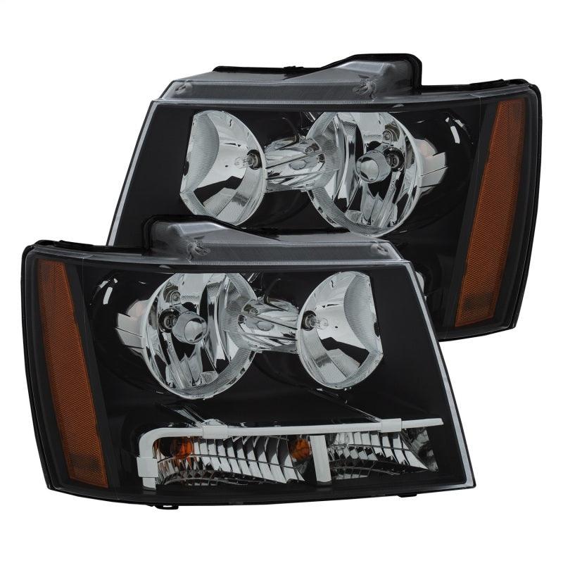 ANZO 2007-2014 Chevrolet Tahoe/Suburban Crystal Headlights Black - Order Your Parts - اطلب قطعك
