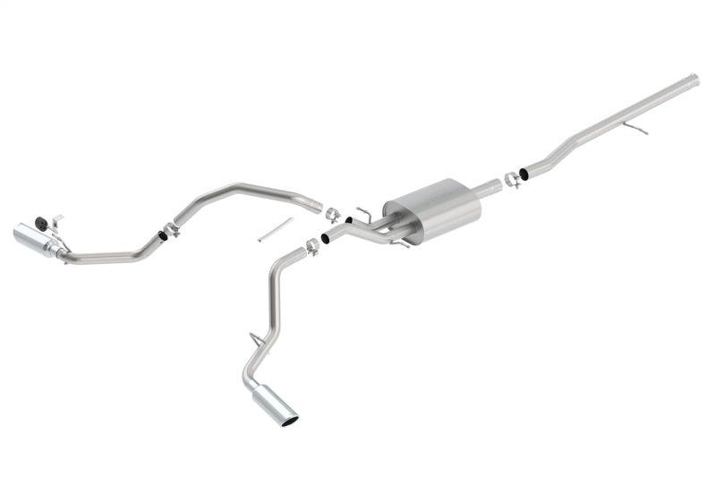 Borla 14 Silv/Sierra C/B Exh S-Type 1500 5.3L V8 AT/MT 2&4WD Ext Cab Split Side Exit - Order Your Parts - اطلب قطعك
