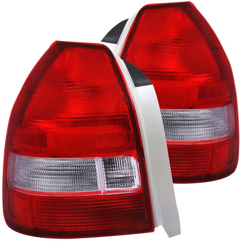 ANZO 1996-2000 Honda Civic Taillights Red/Clear - Order Your Parts - اطلب قطعك