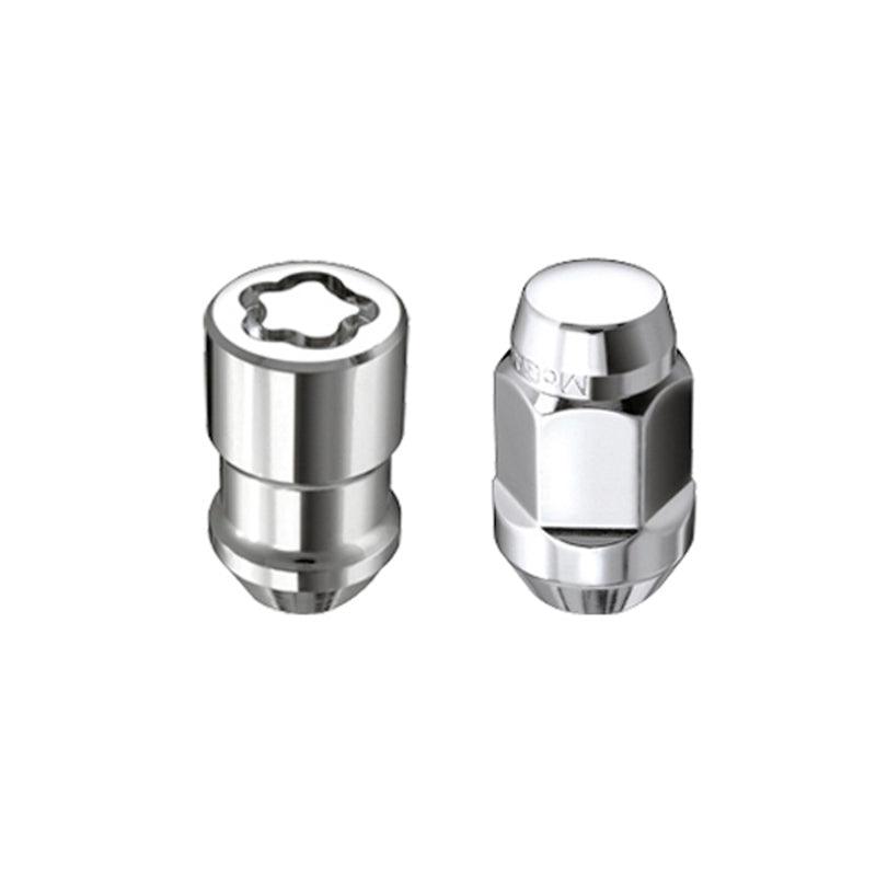 McGard 5 Lug Hex Install Kit w/Locks (Cone Seat Nut / Bulge) M12X1.5 / 3/4 Hex / 1.45in L - Chrome - Order Your Parts - اطلب قطعك