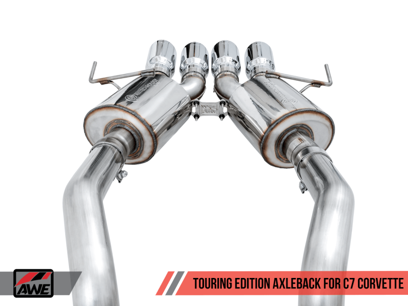 AWE Tuning 14-19 Chevy Corvette C7 Z06/ZR1 (w/o AFM) Touring Edition Axle-Back Exhaust w/Chrome Tips - Order Your Parts - اطلب قطعك