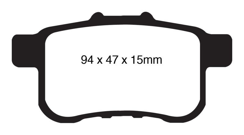 EBC 09-14 Acura TSX 2.4 Greenstuff Rear Brake Pads - Order Your Parts - اطلب قطعك