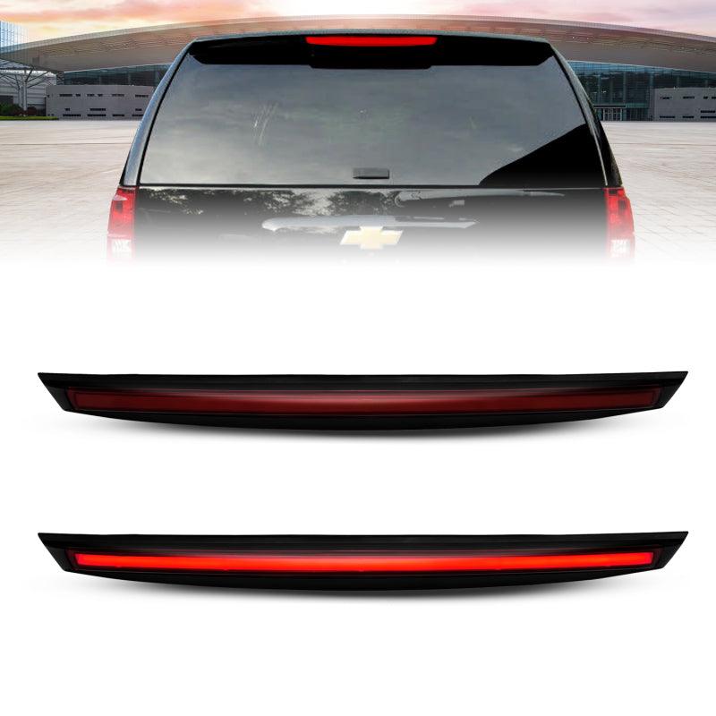 ANZO 2007-2014 Chevrolet Suburban 1500 LED 3rd Brake Light Black Housing Smoke Lens w/ Spoiler 1pc - Order Your Parts - اطلب قطعك