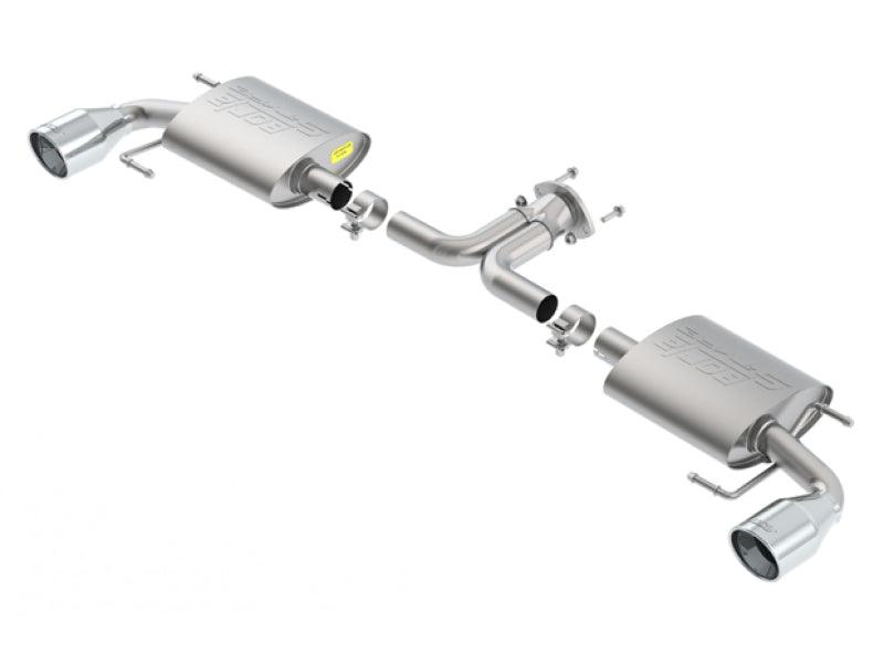Borla 14-16 Mazda 3 2.0/2.5L AT/MT FWD S-Type Cat-Back Exhaust Single Split Rear Exit - Order Your Parts - اطلب قطعك