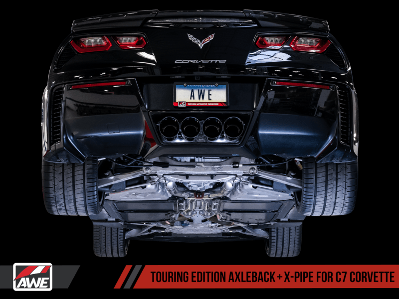AWE Tuning 14-19 Chevy Corvette C7 Z06/ZR1 (w/o AFM) Touring Edition Axle-Back Exhaust w/Chrome Tips - Order Your Parts - اطلب قطعك