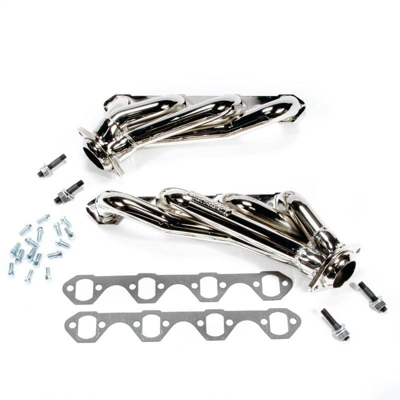 BBK 79-93 Mustang 351 Swap Shorty Unequal Length Exhaust Headers - 1-5/8 Titanium Ceramic - Order Your Parts - اطلب قطعك