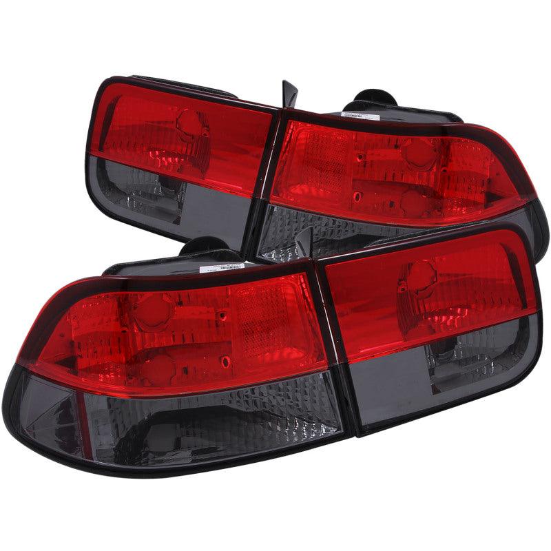 ANZO 1996-2000 Honda Civic Taillights Red/Smoke - Order Your Parts - اطلب قطعك