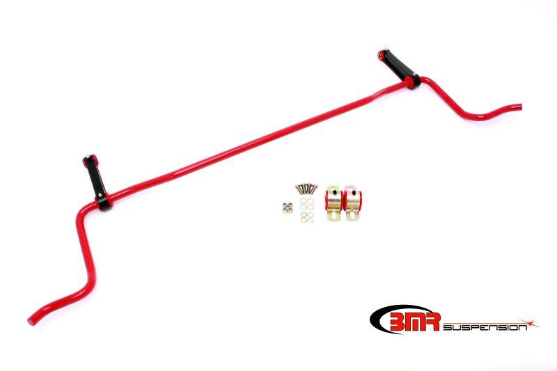 BMR 05-10 S197 Mustang Rear Solid 22mm Sway Bar Kit w/ Bushings & Billet Links - Red - Order Your Parts - اطلب قطعك