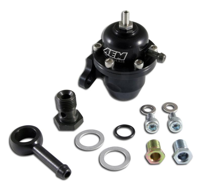 AEM 96-97 Acura CL / 94-97 Accord / 96-00 Civic Ex Black Adjustable Fuel Pressure Regulator - Order Your Parts - اطلب قطعك