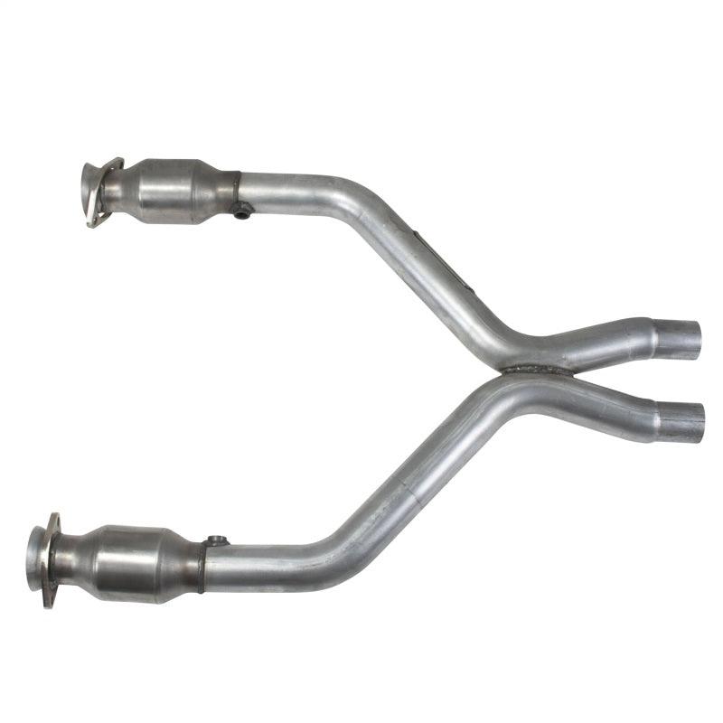 BBK 11-14 Mustang 3.7 V6 Short Mid X Pipe With Catalytic Converters 2-1/2 For BBK Long Tube Headers - Order Your Parts - اطلب قطعك