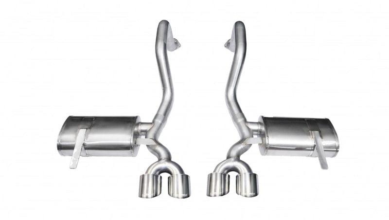 Corsa 97-04 Chevrolet Corvette C5 Z06 5.7L V8 Polished Xtreme Axle-Back Exhaust - Order Your Parts - اطلب قطعك