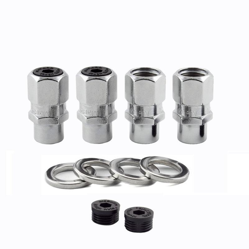 McGard Hex Lug Nut (Drag Racing Short Shank) 1/2-20 / 13/16 Hex / 1.6in. Length (4-Pack) - Chrome - Order Your Parts - اطلب قطعك