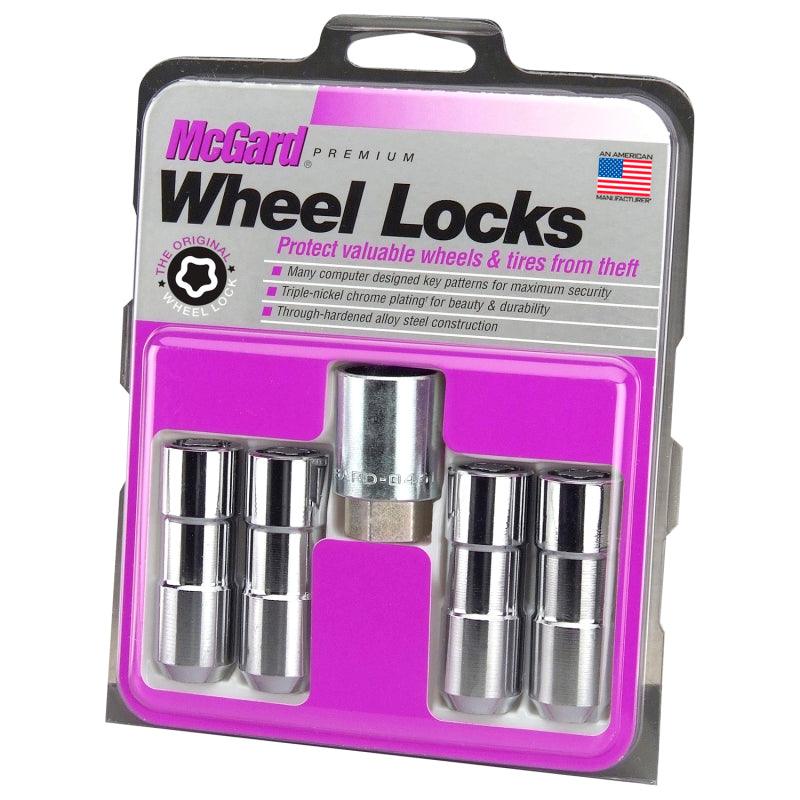 McGard Wheel Lock Nut Set - 4pk. (Cone Seat Duplex) 9/16-18 / 7/8 Hex / 2.5in. Length - Chrome - Order Your Parts - اطلب قطعك