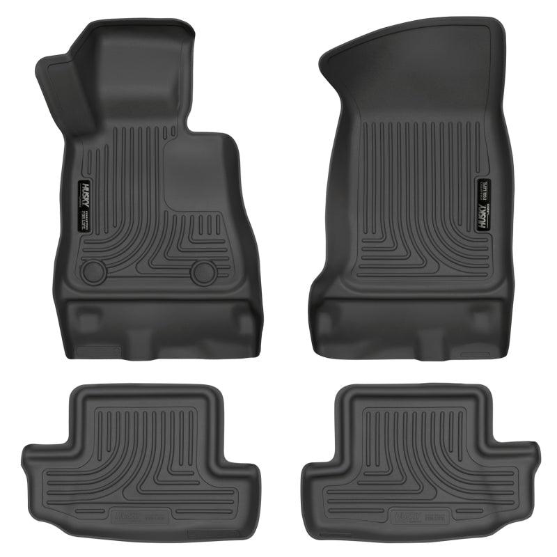 Husky Liners 16-17 Chevy Camaro WeatherBeater Front and Second Row Black Floor Liners - Order Your Parts - اطلب قطعك