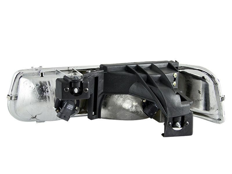 ANZO 1999-2002 Chevrolet Silverado 1500 Crystal Headlights Black - Order Your Parts - اطلب قطعك