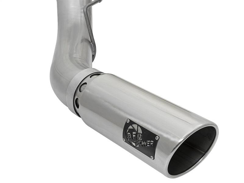 aFe ATLAS 5in DPF-Back Alum Steel Exhaust System w/Polished Tip 2017 Ford Diesel Trucks V8-6.7L (td) - Order Your Parts - اطلب قطعك
