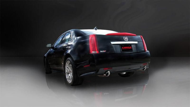 Corsa 09-13 Cadillac CTS Sedan V 6.2L V8 Polished Sport Axle-Back Exhaust - Order Your Parts - اطلب قطعك