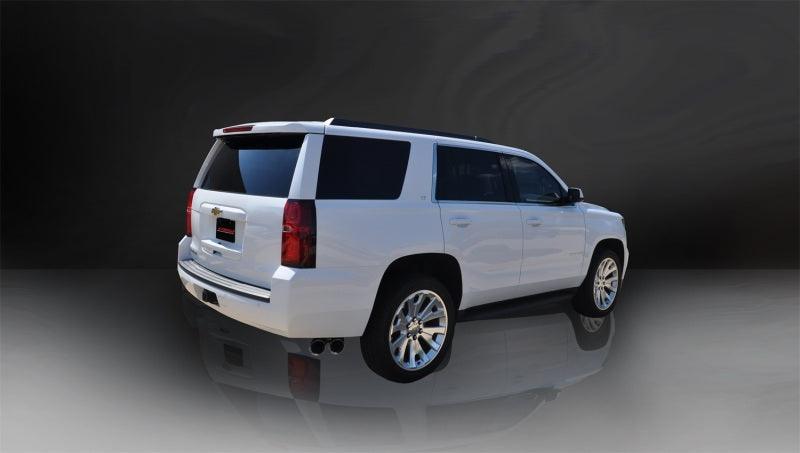 Corsa Cat Back Exhaust, Sport, 3in, Single Side Twin Polished 4in Tips, 2015 Chevy Tahoe/GMC Yukon - Order Your Parts - اطلب قطعك