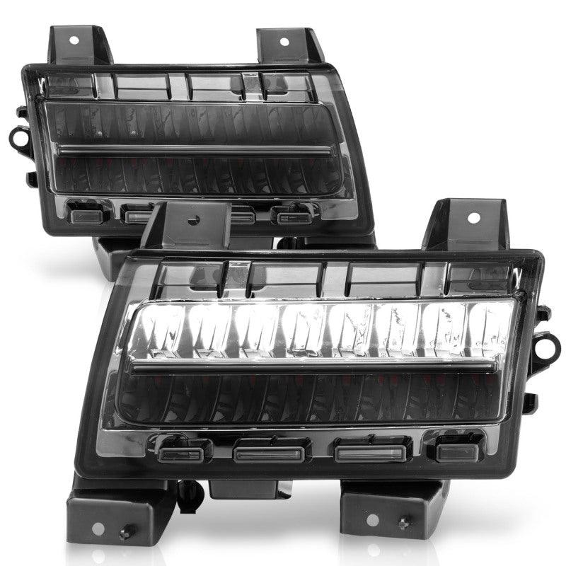 ANZO 2018-2021 Jeep Wrangler LED Side Markers Chrome Housing Smoke Lens w/ Seq. Signal Sport Bulb - Order Your Parts - اطلب قطعك