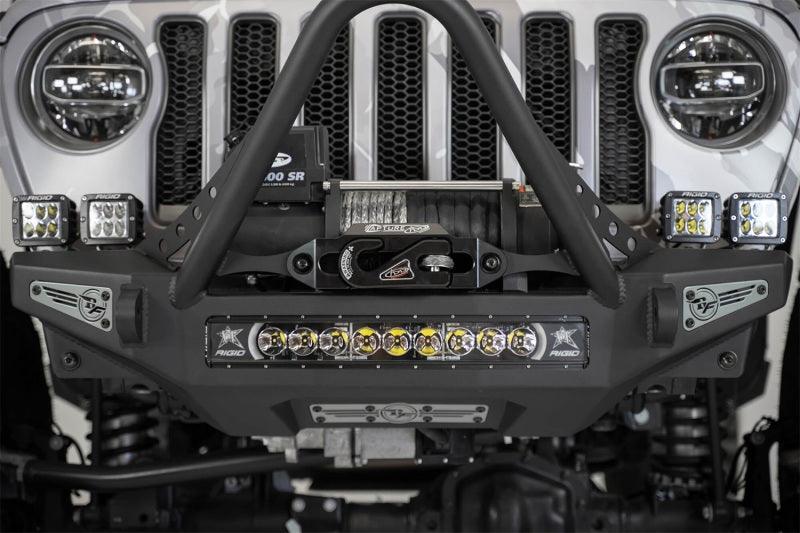 Addictive Desert Designs 1-5/16in Winch Fairlead Plate w/ Recessed Round End Hook - Black - Order Your Parts - اطلب قطعك