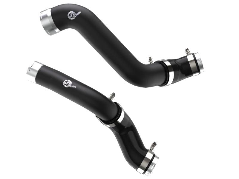 aFe BladeRunner Black Intercooler Hot & Cold Side Tubes Combo 19-20 GM Trucks 1500 L4-2.7L (t) - Order Your Parts - اطلب قطعك