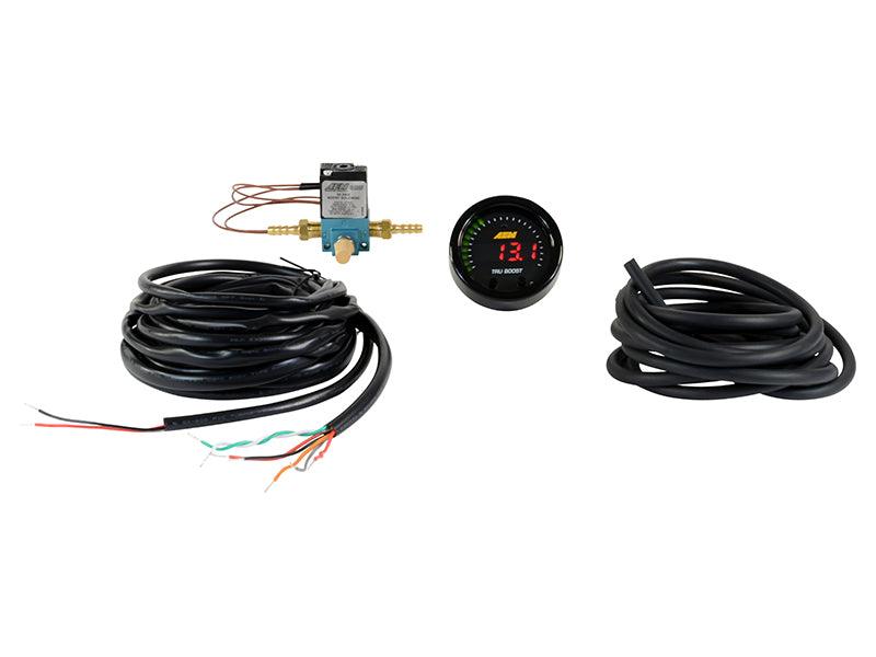 AEM X-Series Tru-Boost Controller Gauge w/ Boost Control Solenoid 80PSIg Internal MAP Sensor - Order Your Parts - اطلب قطعك