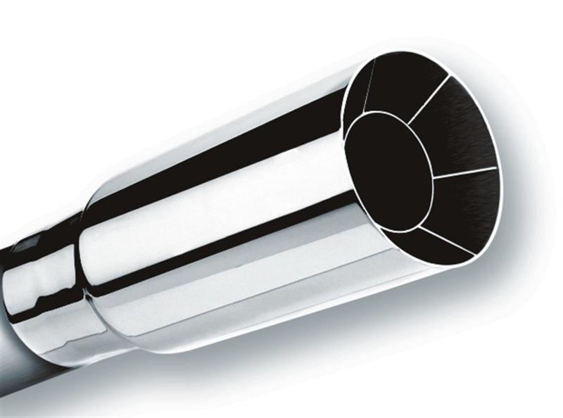 Borla Universal Polished Tip Single Round Intercooled (inlet 2 1/4in. Outlet 2 1/2in) - Order Your Parts - اطلب قطعك