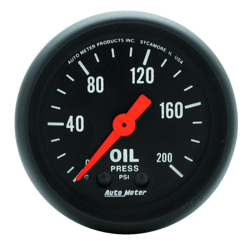 Autometer Z Series 52mm 0-200 PSI Mechanical Oil Pressure Gauge - Order Your Parts - اطلب قطعك