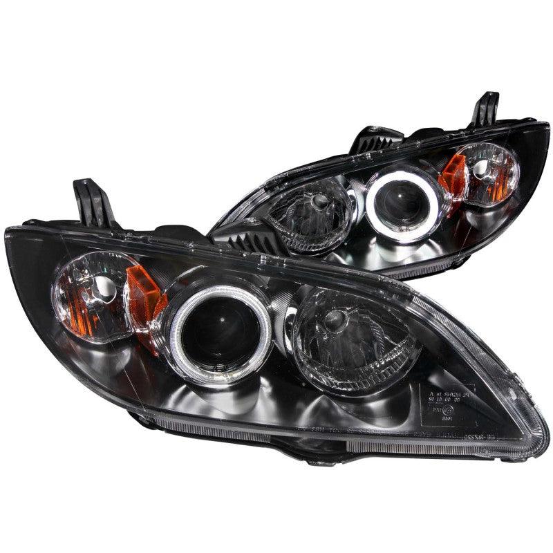 ANZO 2004-2008 Mazda 3 Projector Headlights w/ Halo Black (CCFL) - Order Your Parts - اطلب قطعك