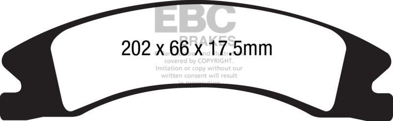 EBC 15+ Cadillac Escalade Ext/Esv 6.2 2WD Yellowstuff Front Brake Pads - Order Your Parts - اطلب قطعك