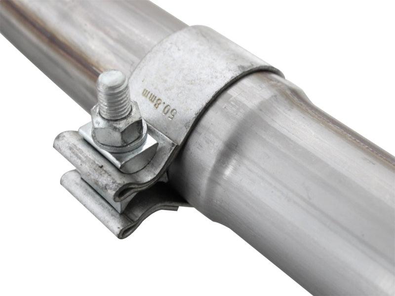 aFe Power Twisted Steel Y-Pipe Stainless Steel 2.5in 12-14 Jeep Wrangler V6 3.6L - Order Your Parts - اطلب قطعك